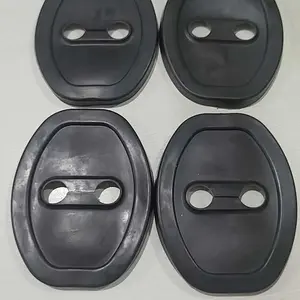 4pcs Cover Penutup Kunci Pintu Mobil Universal Car Door Lock Protective Buckle Cover / Cover Pelindung Kunci Pintu Mobil Bahan Karet