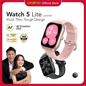 [Exclusive IBNULITA] Watch 5 Lite Smartwatch [OSW-804] Layar 2.01'' Bluetooth Tahan Lama Tahan Air Debu Layar Monitor Amoled 100+ Mode Olahraga Large Screen Wireless Call Long Battery Life IP68 Waterproof