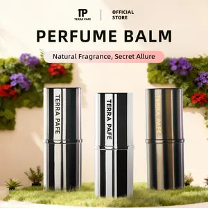 Terra Pafe Solid Perfume Balm | Wangian Natural Tahan Lama, Meleleh oleh Suhu Tubuh | Diperkaya Shea Butter untuk Melembapkan | Kemasan Tube Lipstik yang Praktis & Elegan​