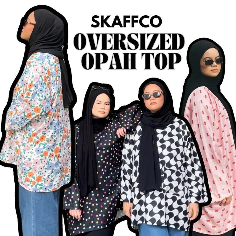 SKAFF OVERSIZED OPAH TOP - BEST FIT TILL 3XL