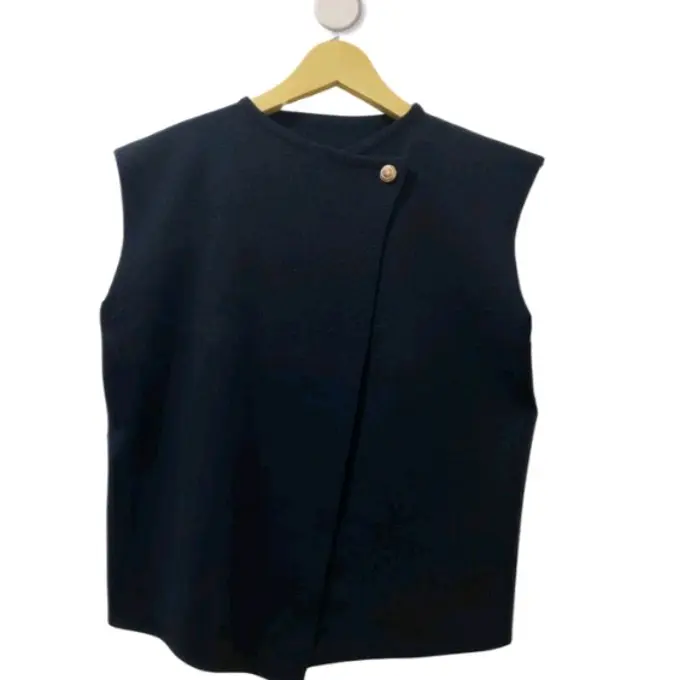 Brooklyn Vest Glno Vest - Vest Outer Rompi Wanita Atasan Crop Top Murah Luaran Oversized Top