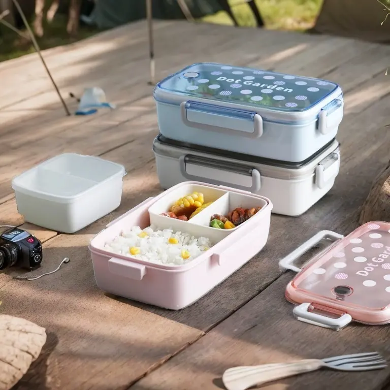 Portable Bento Box Comparatment Box Lunch Box Sealing Leakproof Cartoon Heating Lunchbox For Child Kid Picnic Food Container
