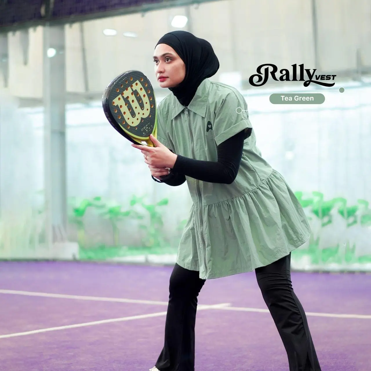 ALAZTHA| RALLY VEST | OUTFIT OLAHRAGA WANITA | VEST OLAHRAGA PARASUT BY ALAZTHA