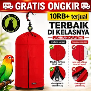 SEMPATI Krodong Sangkar Burung Lovebird Bulat Kerodong Kandang Kapsul Lovebird Love Bird Lb Merek Sempati Bahan Kaos Hyget Super Best Seller