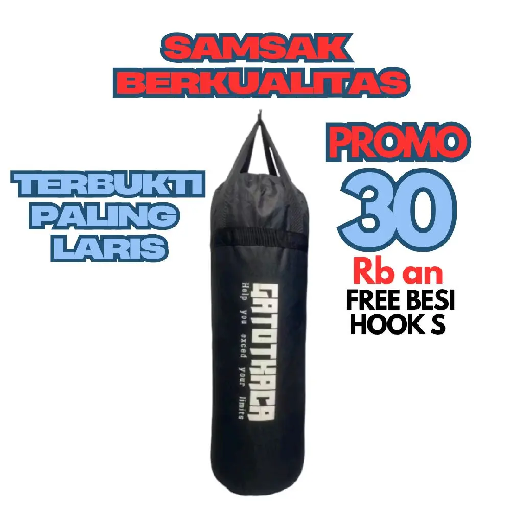 Samsak Gatotkaca 70cm Untuk Olahraga Boxing Tinju Muaythai Karate Pencak Silat