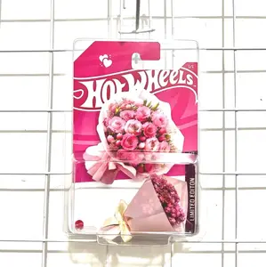 FLOWER BOUQUETE HOT WHEELS CUSTOM / MINI BUKET BUNGA KEMASAN HOTWHEELS