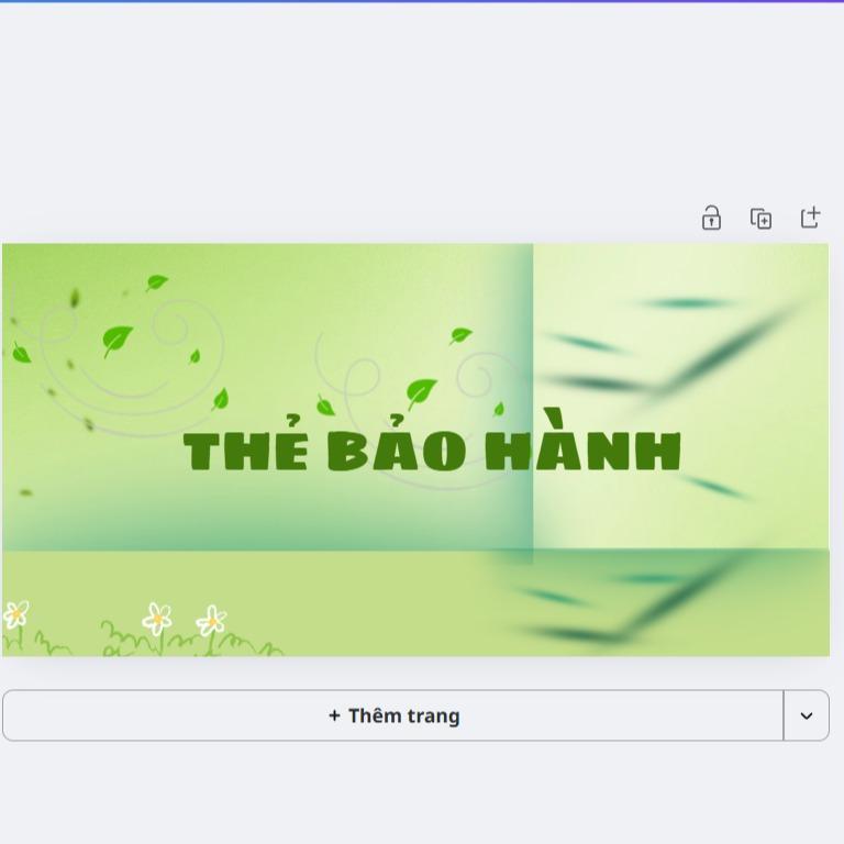 thẻ bảo hành đèn năng lượng mặt trời