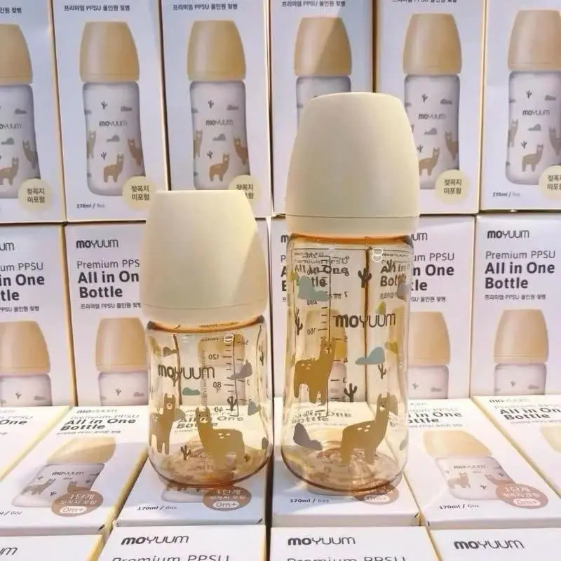 Bình sữa Moyuum thế hệ 3.Hàn Quốc 170ml/270ml núm mềm. pursuer baby Cho Bé bình sữa