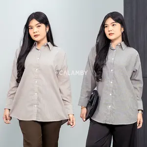 Kemeja Cala Stripes (Oversize) - CALAMBY