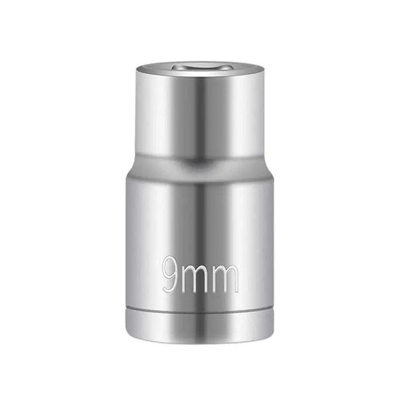 1/2 socket head mirror 45# carbon steel multi-specification manual socket head professional auto repair tool 9mm
