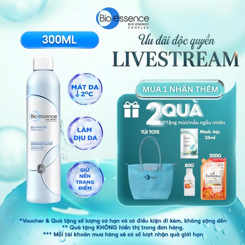 Nước xịt khoáng dưỡng ẩm da Skincare Bio-Water Energizing Water 300ml