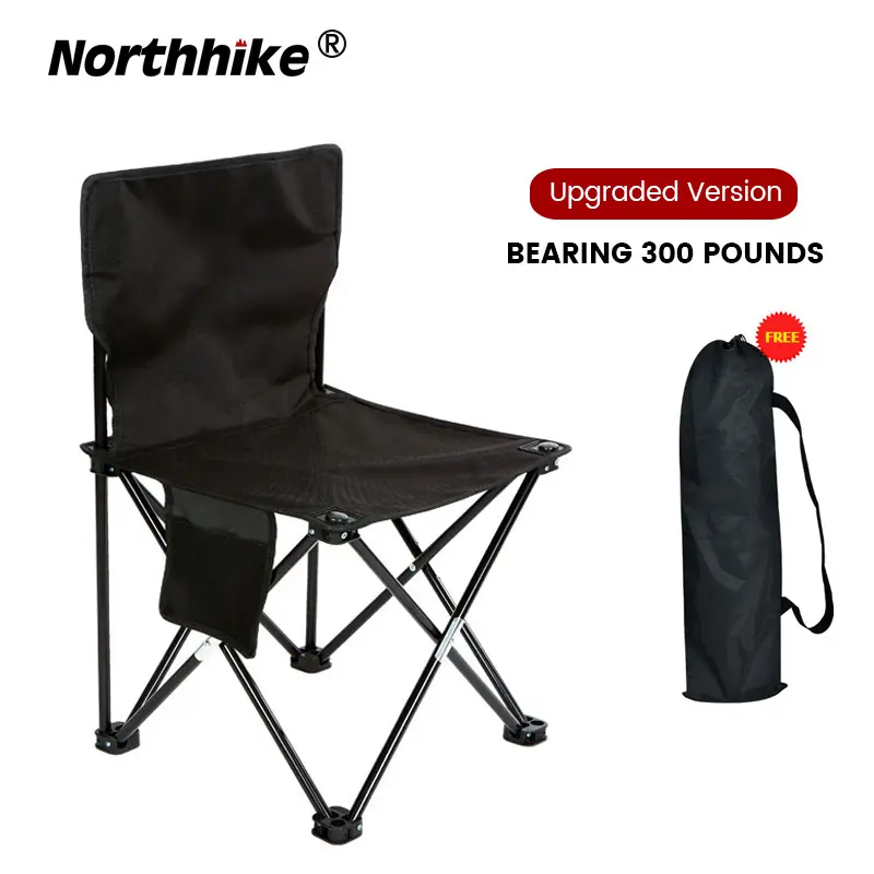 Northhike Portable Folding Chair for Camping Chair Outdoor Chair with back Folding stool for Outdoor Fishing Chair Beach Chair Picnic