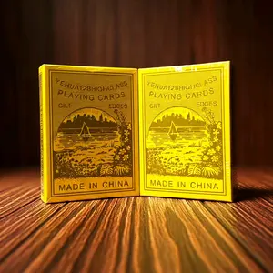 YEHUA Kartu Remi Poker Pinggir Emas/Playing Card Pinggir Emas ORIGINAL