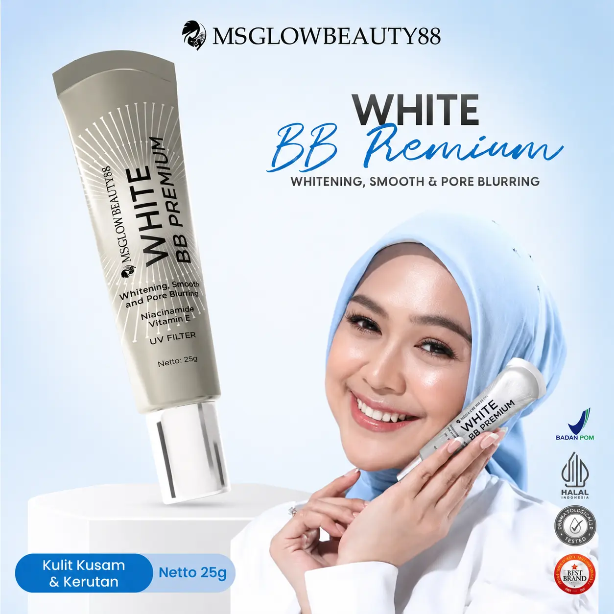 MS GLOW - WHITE BB PREMIUM – 30gr
