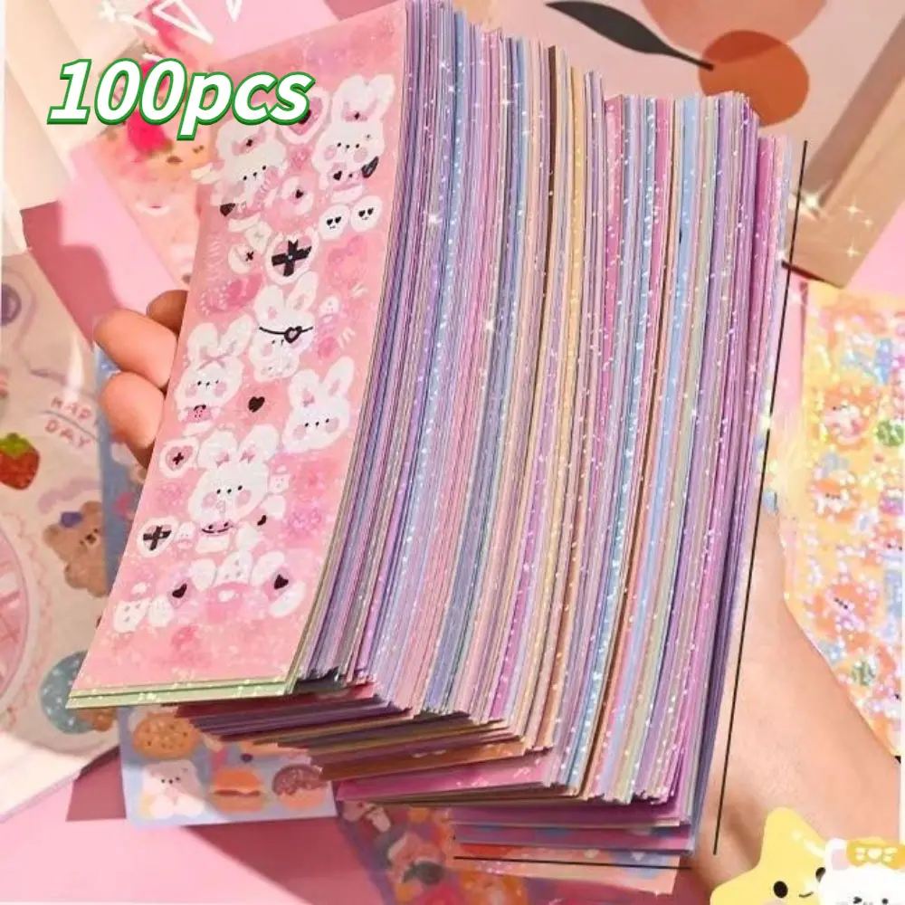 Hình Dán Dễ Thương, 100 Miếng Dán, Để Đồ Trang Trí Sổ Tay Và Sổ Tay, Hình Dán Tự Làm