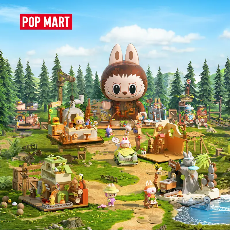 POP MART THE MONSTERS Forest Secret Base Series Blocks Wave II, LABUBU figure, Collection Toy, Action Figure, Popular Gift, Puzzle