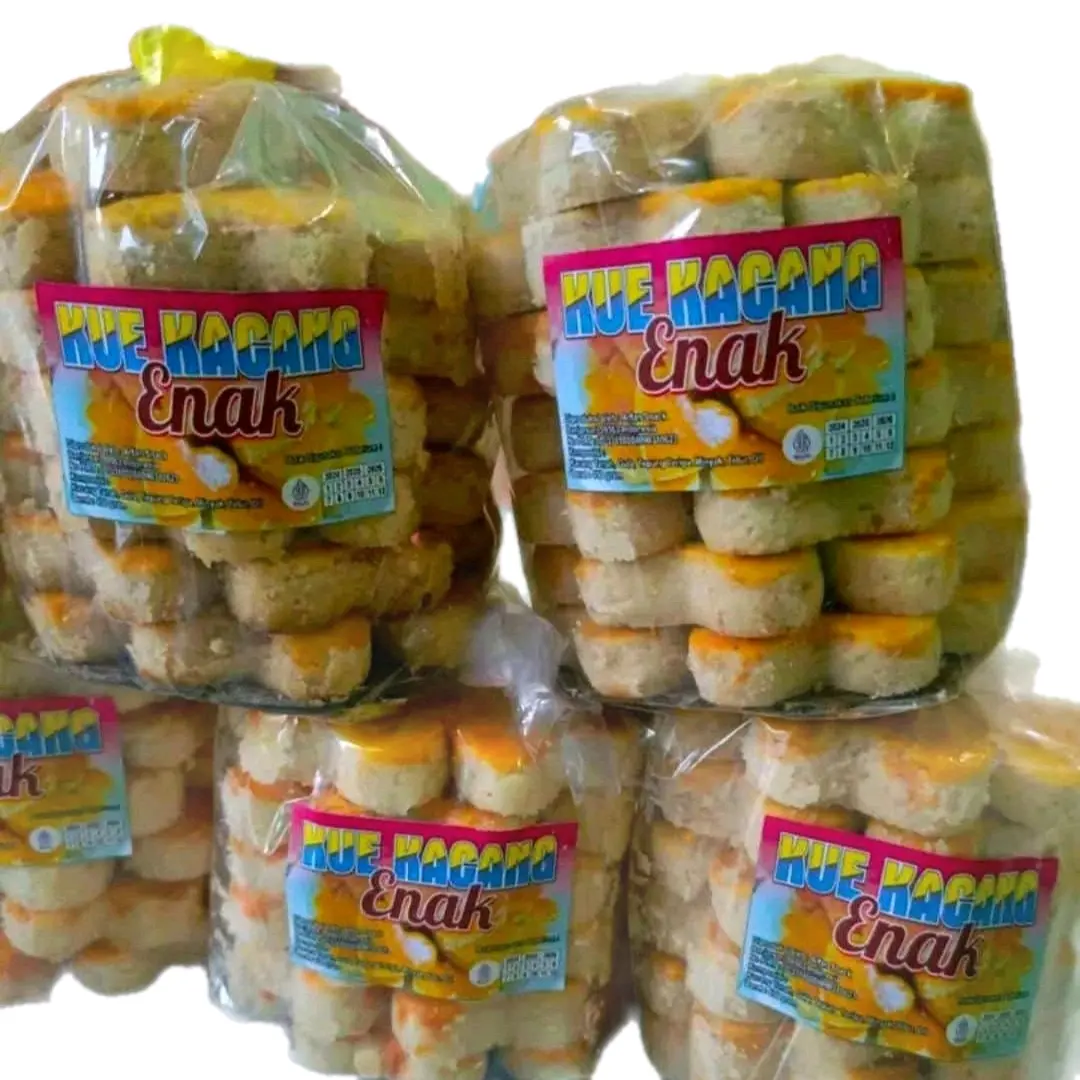 KUE KACANG ENAK HOMMADE RASA DIJAMIN ENAK buat Camilan berat 450GRM Food Manis Bahan