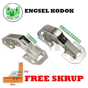 Engsel Kodok 4 Inchi Plate Hinge 90' opening L NK Steel Per 1 Pcs, FREE SKRUP