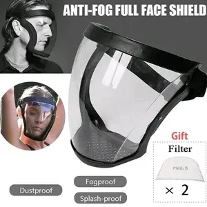 MASKER PERLINDUNG WAJAH ANTI DEBU FACE SHIELD MASKER SEPEDA MOTOR MASKER