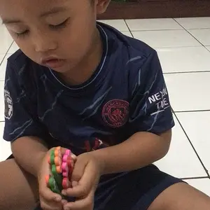 HAPPYTOYS.888 #A45 ALPHABET MAGNET BIG isi 26pcs ukuran besar / Tempelen Kulkas Bahan Kayu /  Magnet Huruf