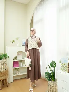 Mallafashion—Madamemalla Leona PO 1384 Midi Vest Fashion Muslim 101125