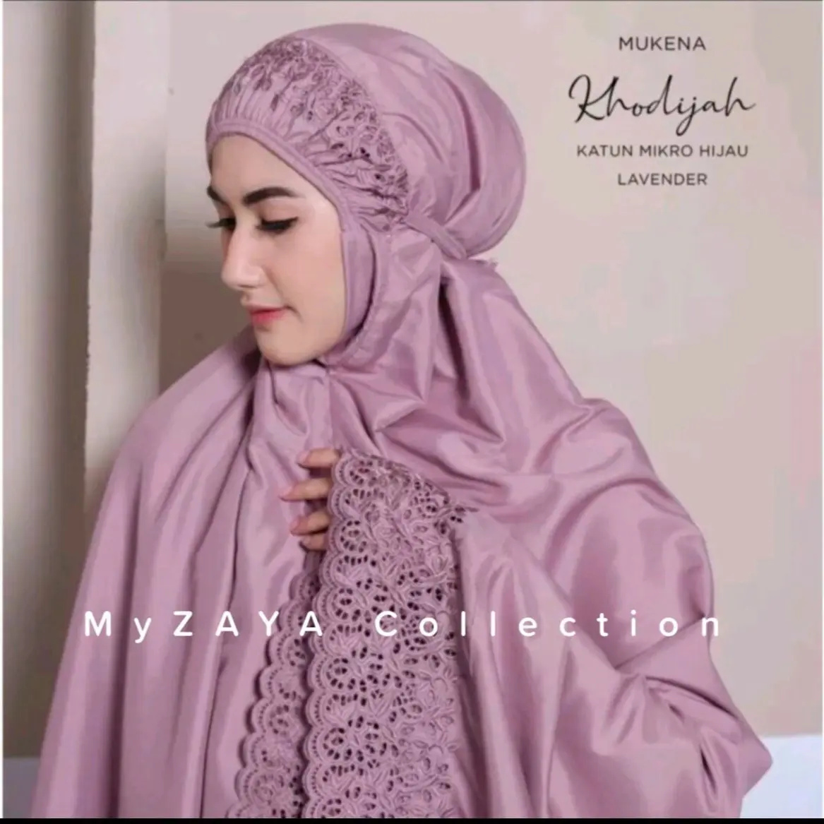 Mukena Dewasa Siti Hamidah Katun Premium Free Tas Renda Mewah Cantik Katun Lembut Nyaman Panjang - MyZAYA Colection - Kain, Atasan Muslim gers