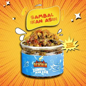 Sambal Ikan Asin  Sambaldicocolin Food Makanan Kaleng pilihan yang lebih sehat indonesia halal SPP-IRT