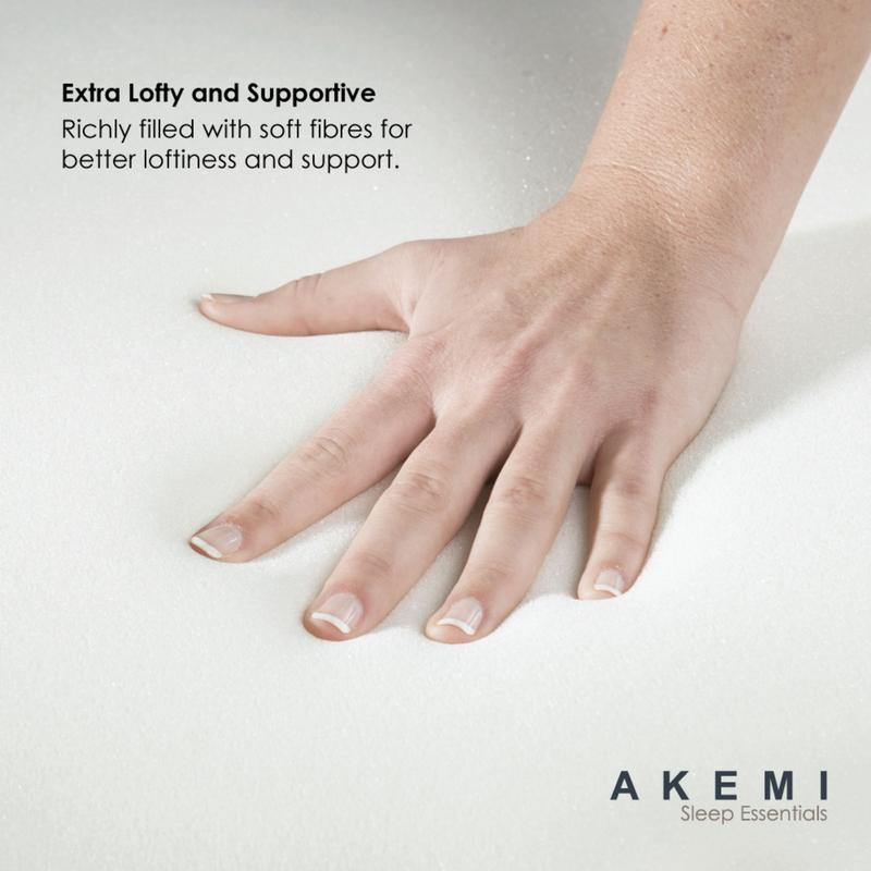 AKEMI Sleep Essentials 10 Holes Loft Fibre BOLSTER