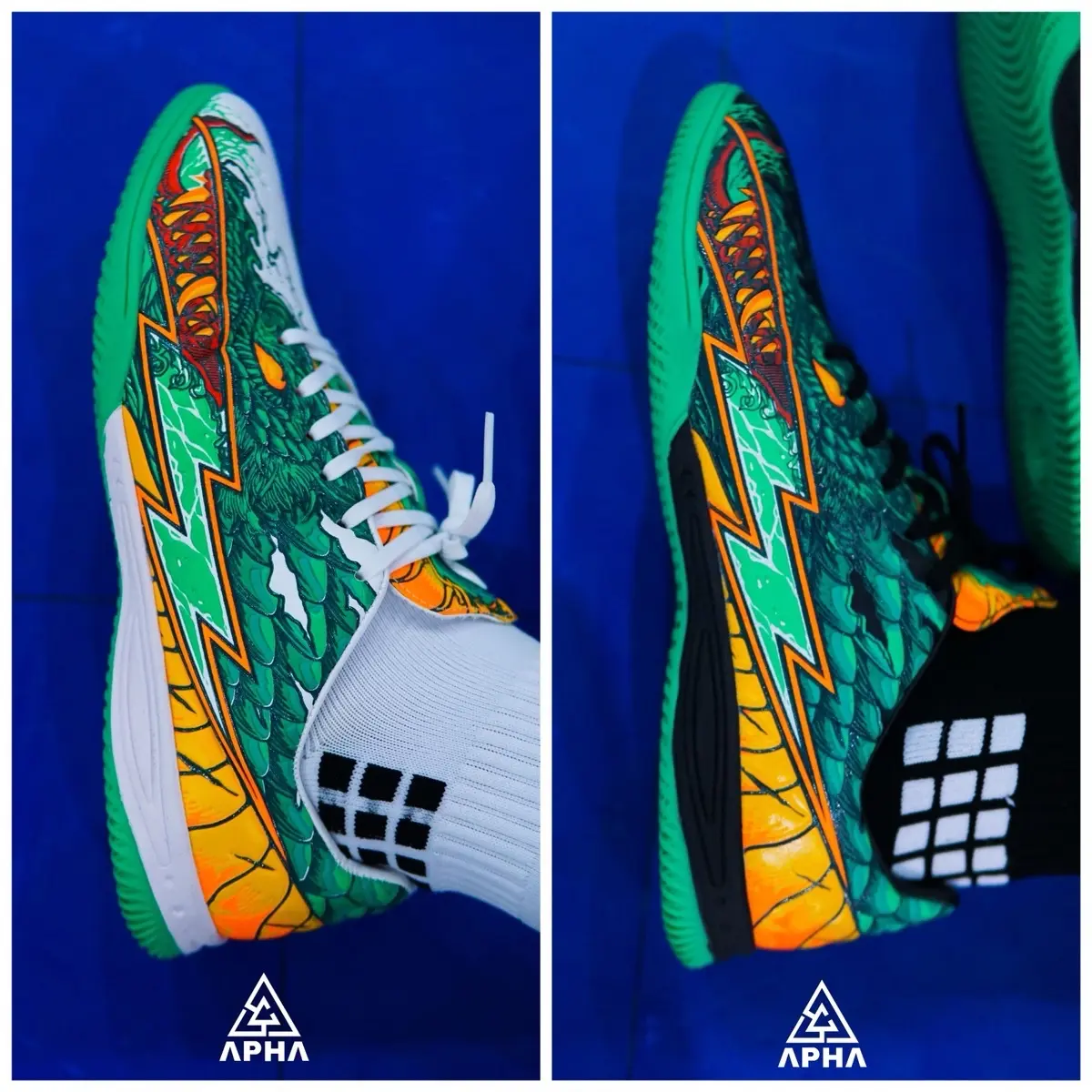 Sepatu Futsal Apha Ryu Animax Series 33-45 Dewasa dan Anak Lengkap Gratis Kaoskaki