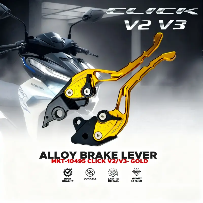Click Brake String Combi Brake Click V2 / Click V3 FULL CNC Alloy Brake Lever Set Blue ...