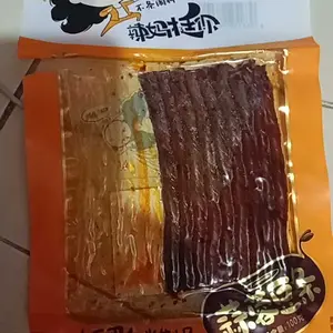 Wulama Cemilan Vegetarian Spicy Tendon Garlic Vegan 70gr - 100gr Pedas Halal MUI Kualitas Terbaik