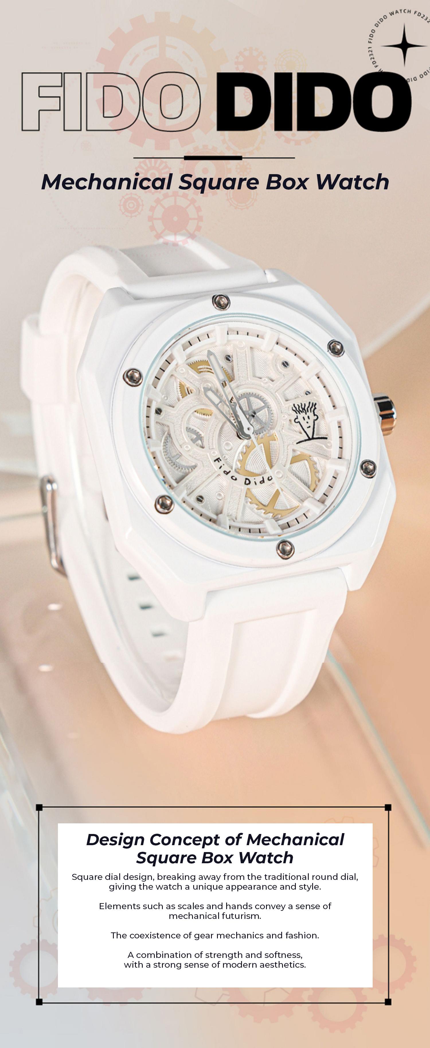 Fido Dido Miracle Watch FD2321 Men Female Unisex Wrist
