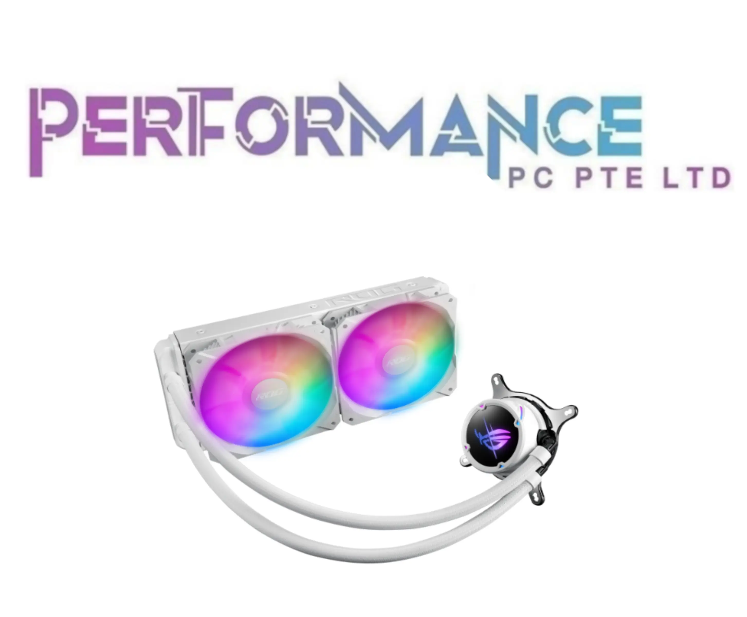 ASUS ROG STRIX LC II 240/360 RGB WHITE EDITION AIO LIQUID COOLER (6 YEARS WARRANTY BY BAN LEONG TECHNOLOGIES PTE LTD)