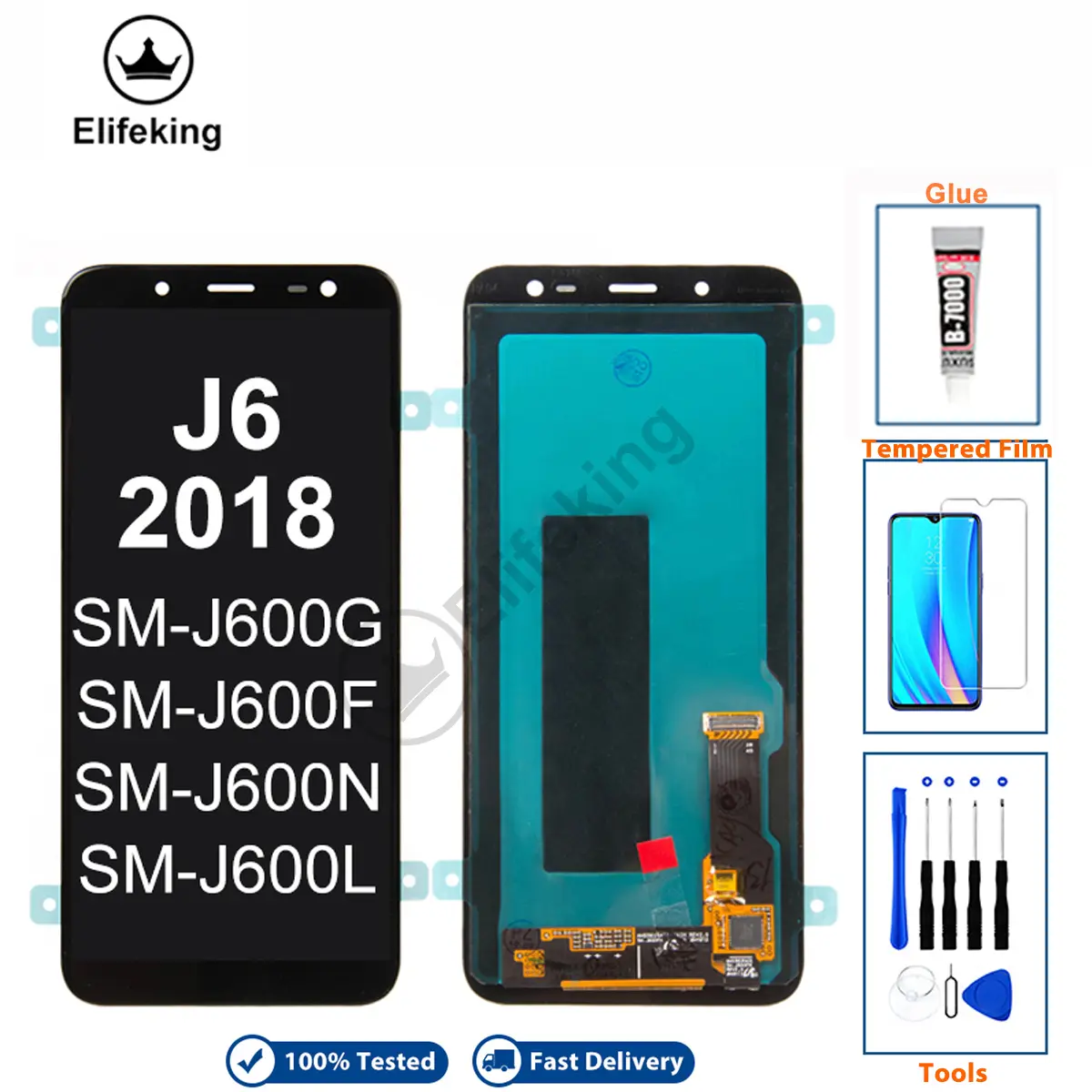 Màn hình LCD, dành cho Samsung Galaxy J6 2018 (J600, J600F, J600Y), SM-J600F / DS, J600G, Màn hình cảm ứng