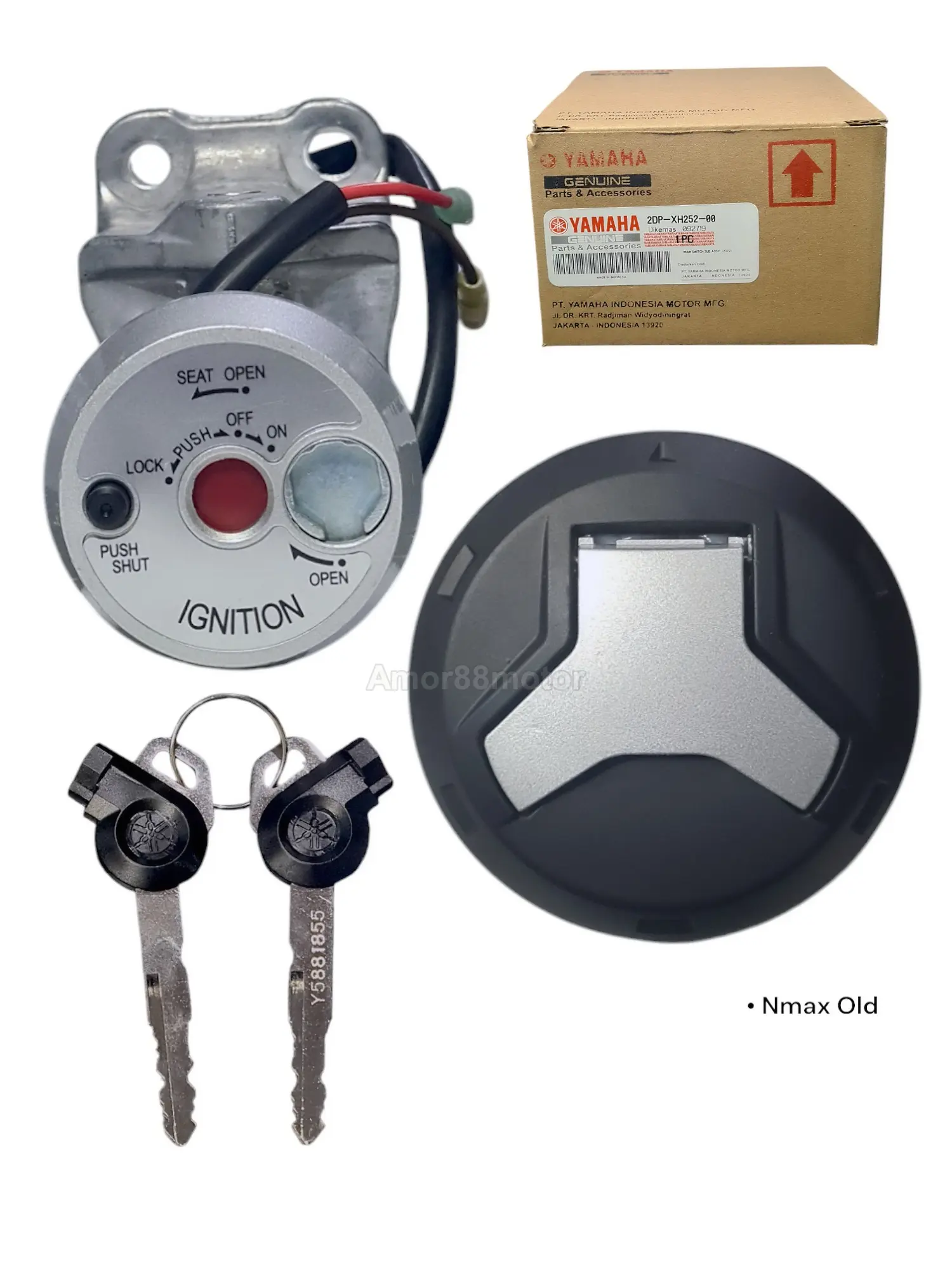 Kunci Kontak Set Yamaha Nmax + Tanki 2DP Motorcycle Foto Asli