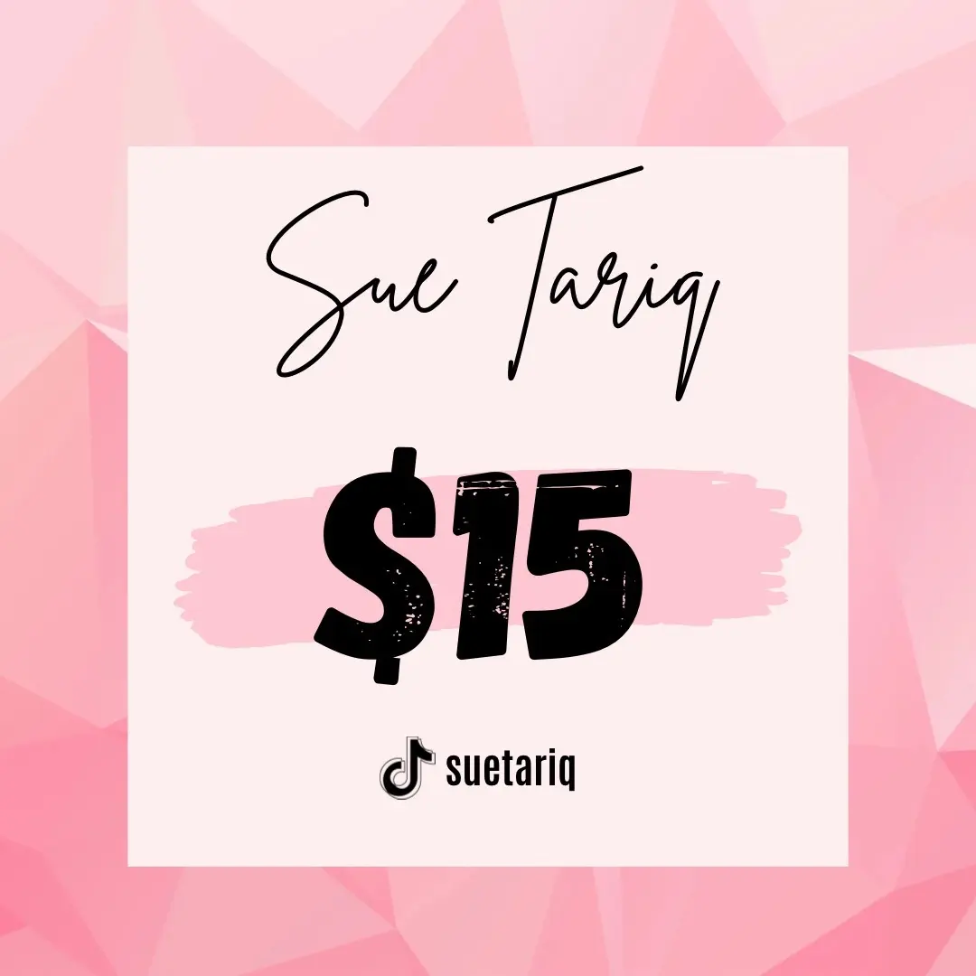 SueTariq Purchase of Fifteen Dollar Cotton V-Neck Cotton