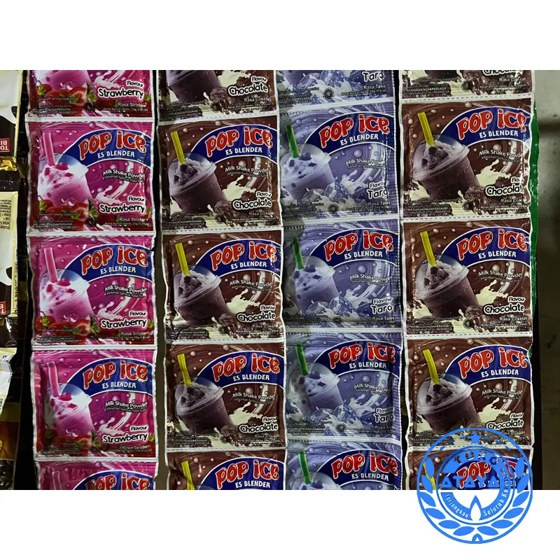 1RTG Pop Ice Renceng Minuman Pop Ice 25 Gram Terlengkap Sachet Es ...