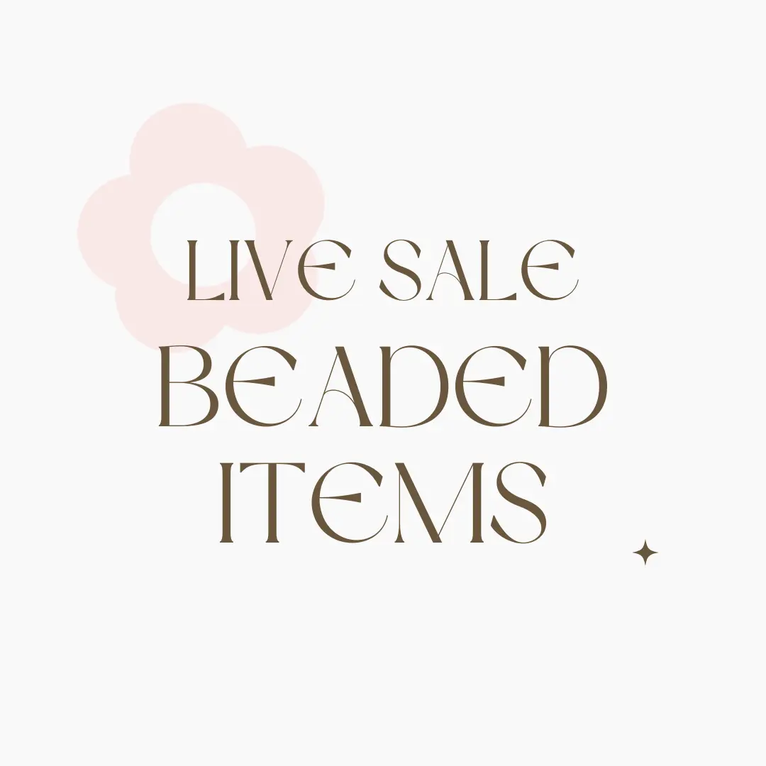 <BEADED ITEMS> live sale payment dainty works