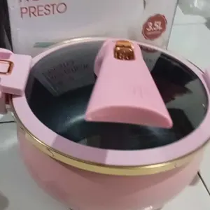 [Exclusive Babyoliv] TEXANIA Panci Presto Stainless Steel Anti Lengket Kapasitas 3,5 Liter Diameter 24cm Kitchenware