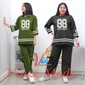 Vinzz - Setelan Wanita Jumbo Ld 120 dan Ld 130 Ever Sweet 88