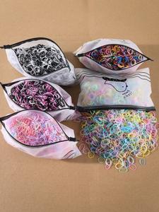 1000pcs Mini ligas para el cabello de goma desechables de 0.47 pulgadas de diámetro en colores vivos para niñas, perfectas para uso diario, diseño elegante y duradero
