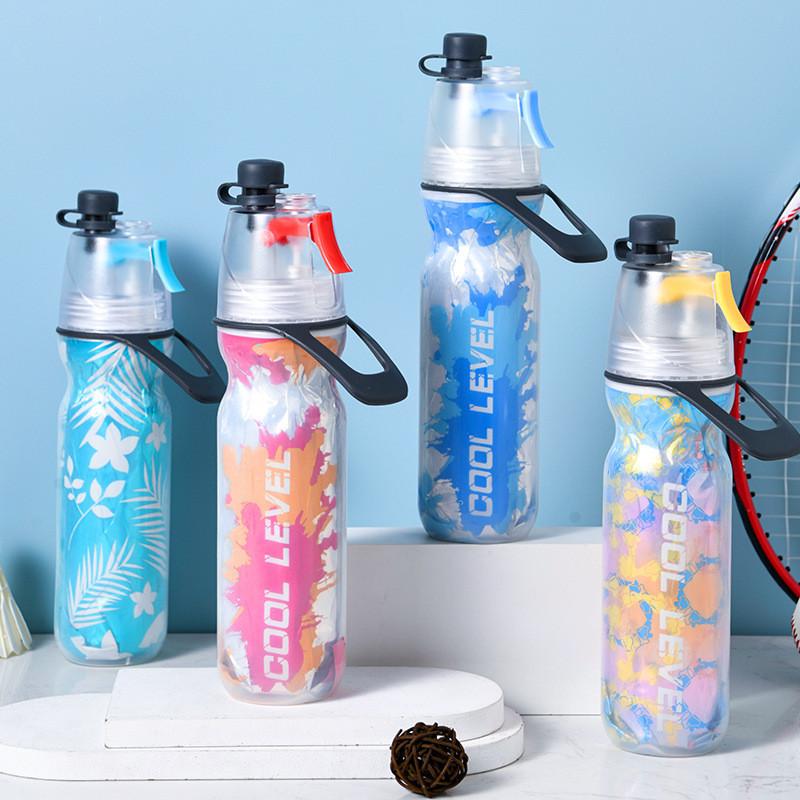 Bình Nước Phun Sương + Uống Nước COOL LEVEL 500ml – Bình Nhựa 3 Lớp Giữ Nhiệt Tốt Đa Năng Mọi Hoạt Động Thể Thao