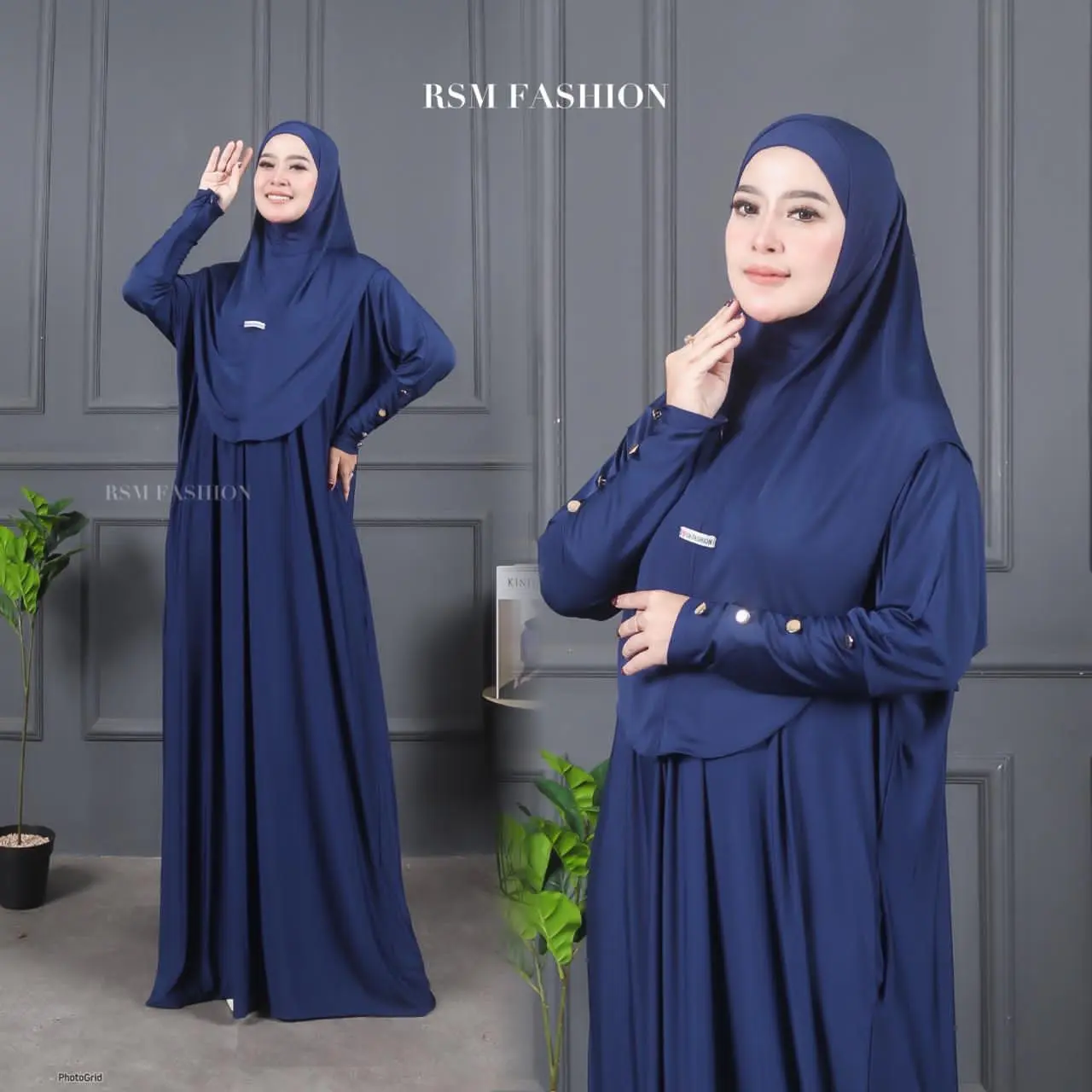 Mecca Abaya Set Kerudung Abaya matt jersey Umroh Abaya Daily