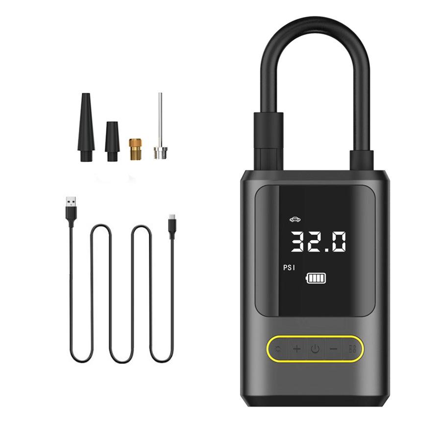 Mini Portable Bicycle Electric Tire Pump Air Pump Handheld Wireless