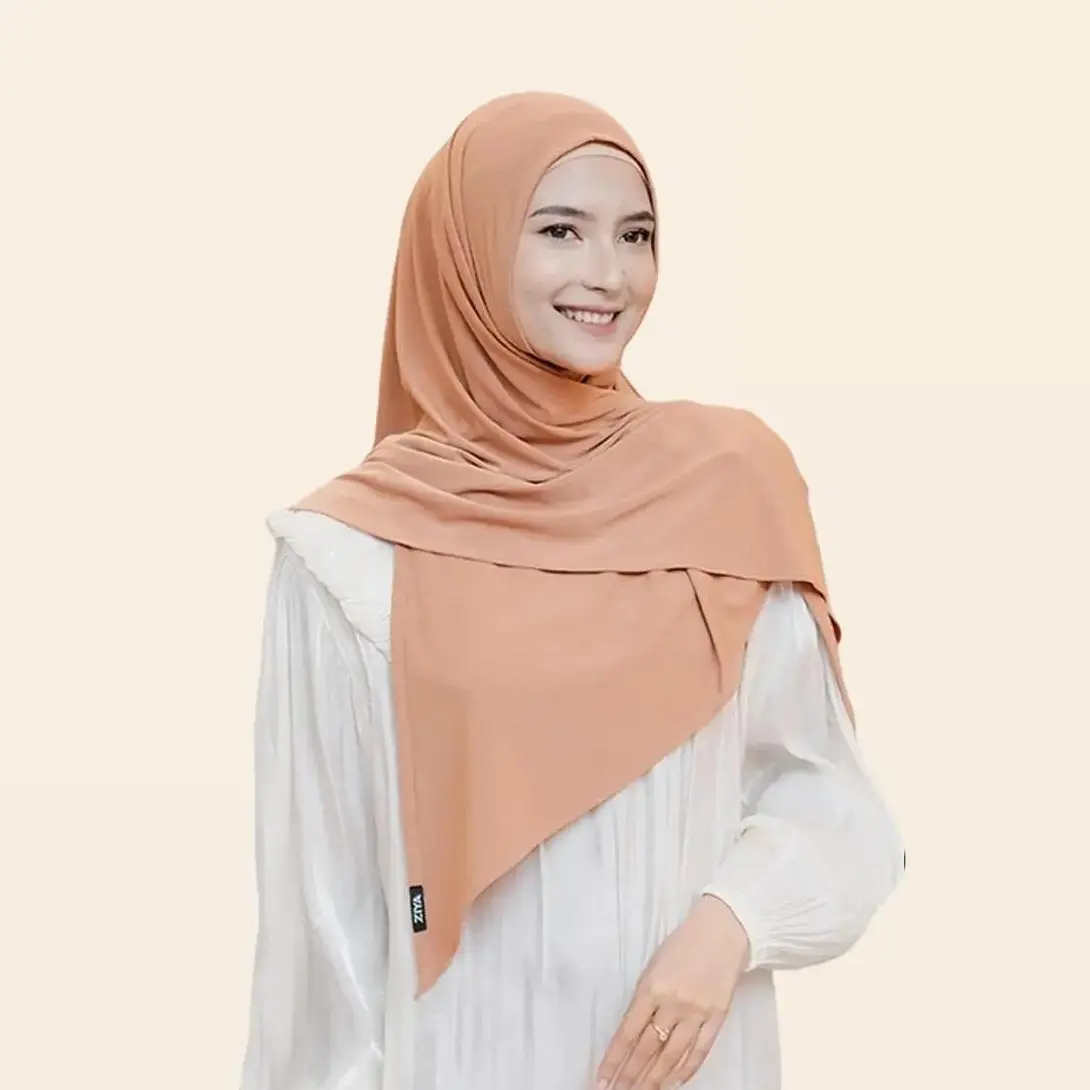 ZIYA Hijab - Segitiga Instan Oval Jersey Premium Kerudung Harian Wanita Jilbab Muslim Cantik