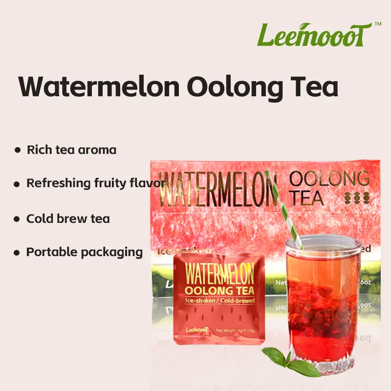 【Li mo cha】Watermelon Oolong Fruit Tea Cold Brew Tea Individually Packaged Portable 50g/box