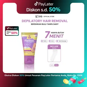 SYB Depilatory Hair Removal Mini Size 25gr - Pembersih Bulu Tanpa Rasa Sakit