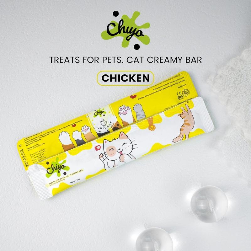 CHIYO Makanan Kucing Basah/ Wetfood Cemilan Stik/ Pet Strip Kucing