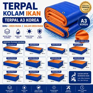 Terpal Kolam Ikan TYPE A3 - TERSEDIA BANYAK UKURAN