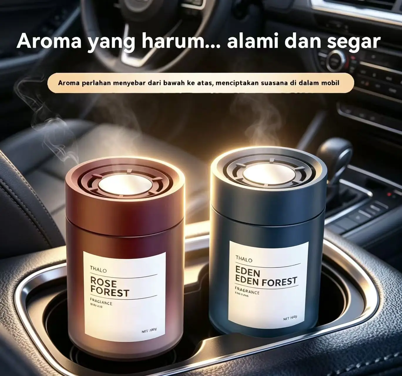 Pengharum mobil serbaguna berkualitas tinggi, solusi lengkap menghilangkan bau tak nyaman. Bentuk kompak hemat ruang, memurnikan udara agar setiap momen berkendara terasa lebih menyenangkan.